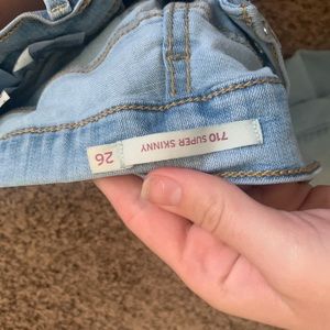 Levi skinny jeans